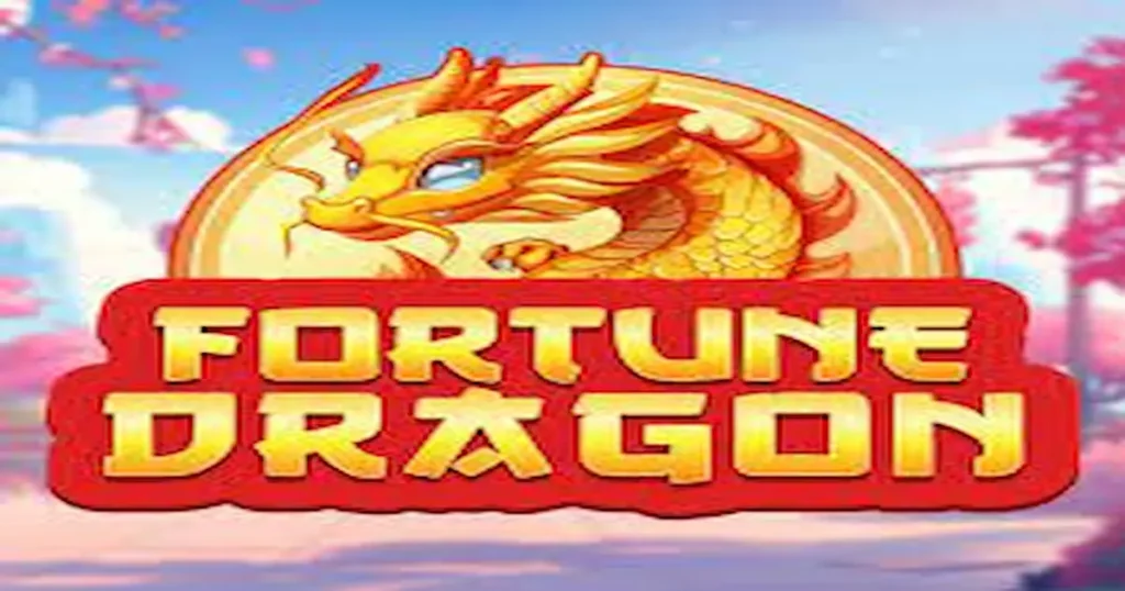 Dragão dourado em caça-níquel Fortune Dragon L6Bet com gráficos vibrantes e bônus de rodadas grátis.