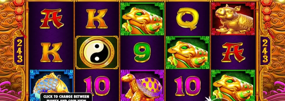 Tela do jogo Fortune Dragon mostrando recursos de bônus e giros gratuitos."